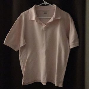 Geoffrey Beene 100% Cotton Pink Polo